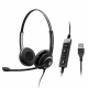Sennheiser SC 260 USB MS II Çift Taraflı Taçlı USB Kablolu HD Ofis Kulaklığı    