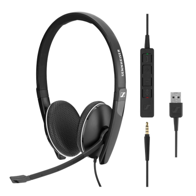 Sennheiser SC 165 USB-C CTRL Çift Taraflı USB Kablolu UC Kulaklığı     