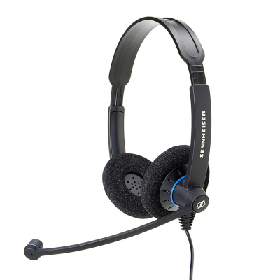 Sennheiser SC 60 ED Serisi IP Çift Taraflı Taçlı Kablolu HD Ofis Kulaklığı